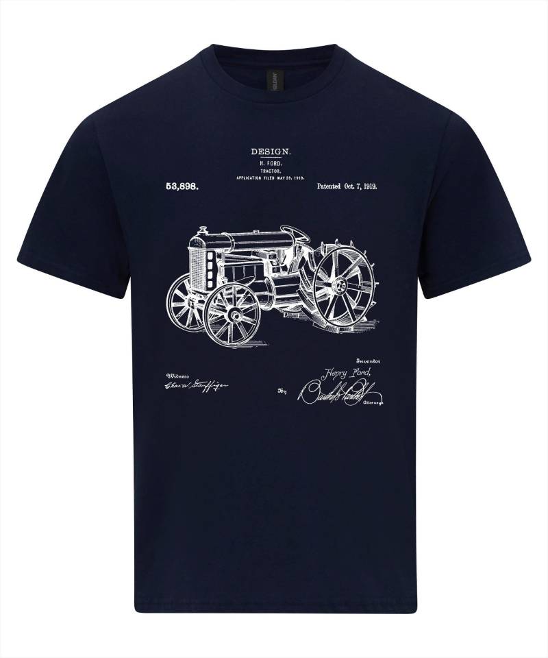 Traktor Patent-T-Shirt Blueprint Design, Bauer Geschenk Traktor Patent-T-Shirt Blueprint Design, Bauer Geschenk von NotJustNerds