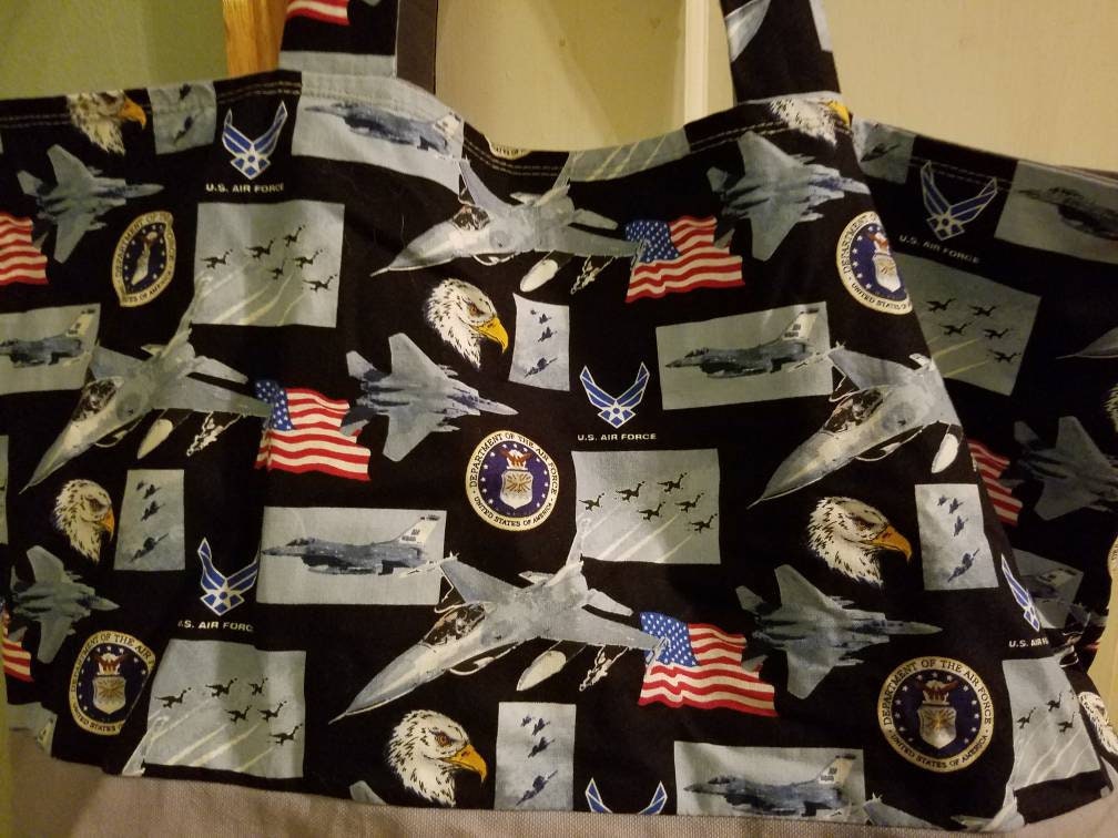 Us Air Force Einkaufstasche, Strandtasche, Reisetasche, Reisetasche Us Air Force Einkaufstasche, Strandtasche, Reisetasche, Reisetasche von NotYourGrandmomsBags