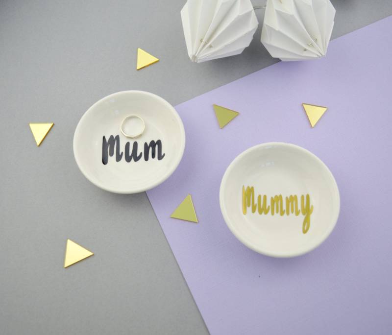 Schmuckschale - Ringschale Geschenk Für Mama von NotaJewelleryBoxLtd
