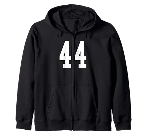 T-Shirt mit der Zahl 44 auf der Aufschrift Number 44 On It, für Herren, Damen, Kinder, Geschenk Kapuzenjacke von Note-It Apparel