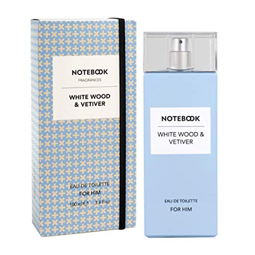 Notebook Eau de Toilette White Wood & Vetiver Frischer und aromatischer Männerduft - 100 ml von Notebook