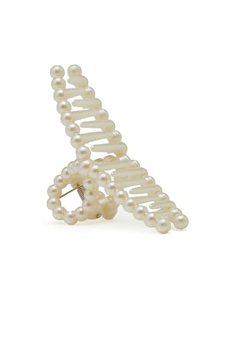 Damen Haarclip Haarspange Haarklemme Haarkrebs Krebs aus Kunststoff Accessoire (weiß) von Nothing but Love