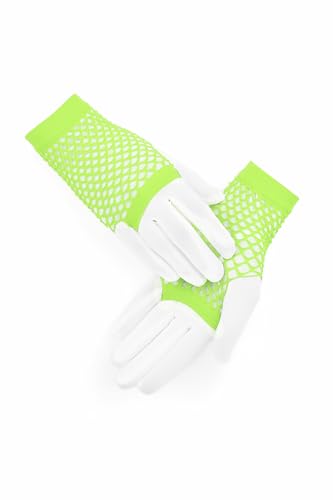 Nothing but Love Handschuhe ohne Finger Handstulpen Armstulpen Fäustlinge Damen fingerlose Netz Handschuhe (hellgrün) von Nothing but Love