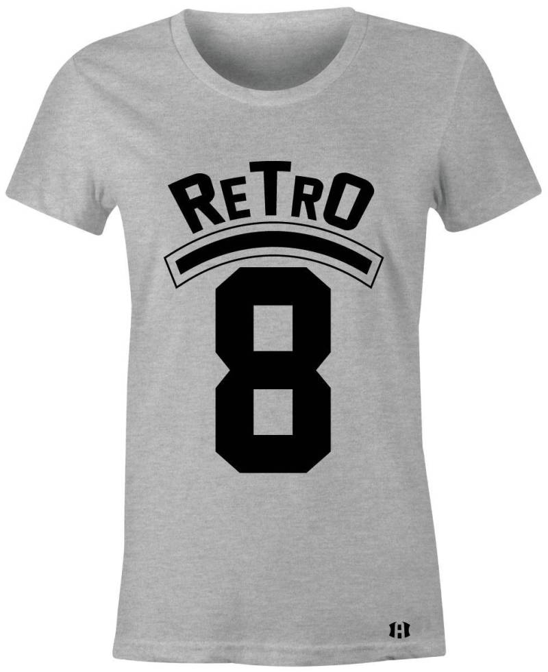 Retro 8 - Juniors/Damen T-Shirt Passend Zu Jordan "Cool Grey" von NothingButAmazing