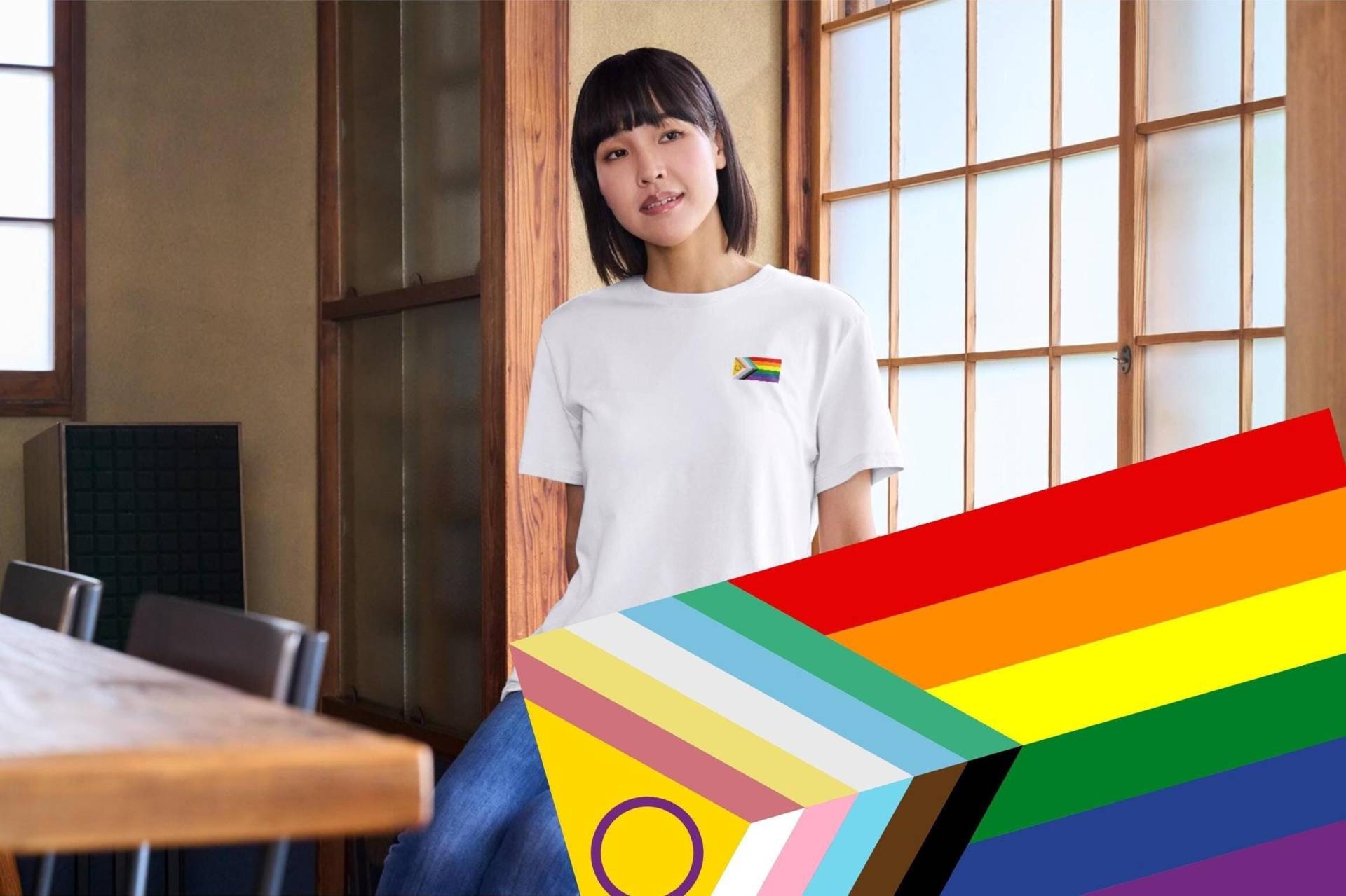 Disability Inclusive Progress Pride Flag T-Shirt | Unisex Lgbtq+ Regenbogen Disability Inclusive Progress Pride Flag T-Shirt | Unisex Lgbtq+ Regenbogen von NothingComplete