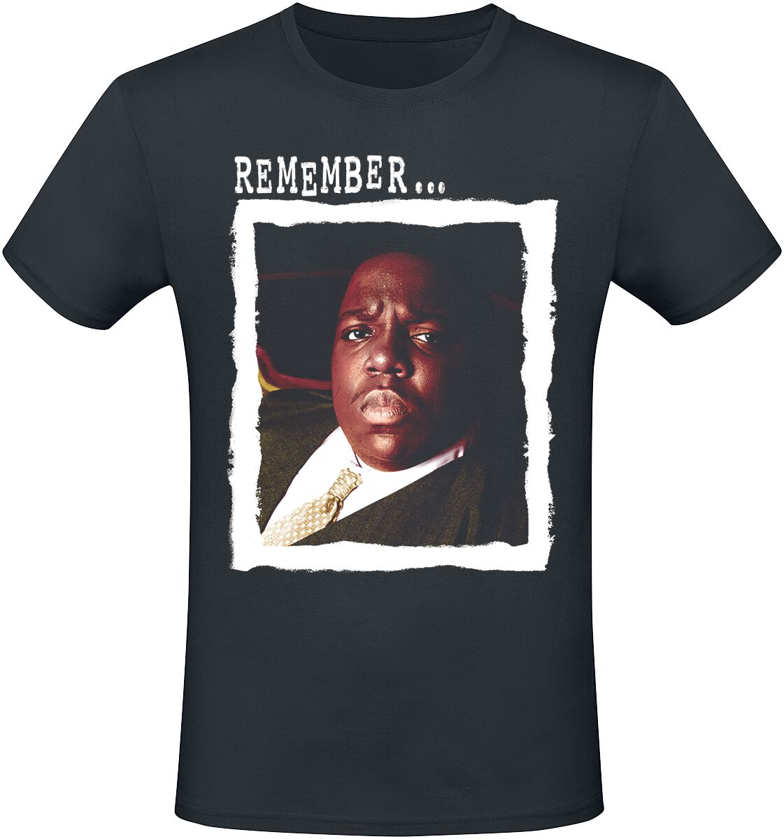 Notorious B.I.G. T-Shirt - Remember - S bis XXL - für Männer - Größe S - schwarz  - Lizenziertes Merchandise! von Notorious B.I.G.