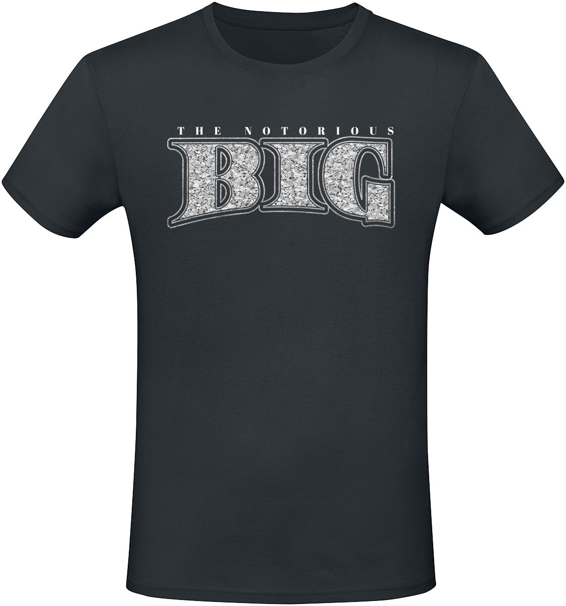 Notorious B.I.G. T-Shirt - Small Logo - S bis XXL - für Männer - Größe L - schwarz  - Lizenziertes Merchandise! von Notorious B.I.G.