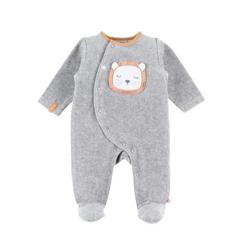 Noukie's B&kK Pyjama Baby & Toddler Sleepers, Grau Babou, 3 Monate von Noukie's