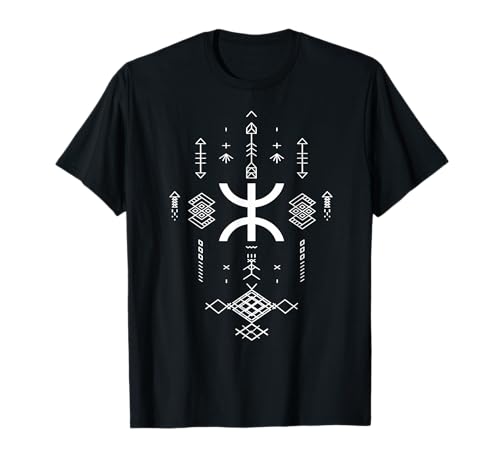 Ancient Amazigh Berber Damen Tattoo T-Shirt Ancient Amazigh Berber Damen Tattoo T-Shirt von Noumidia Berbère
