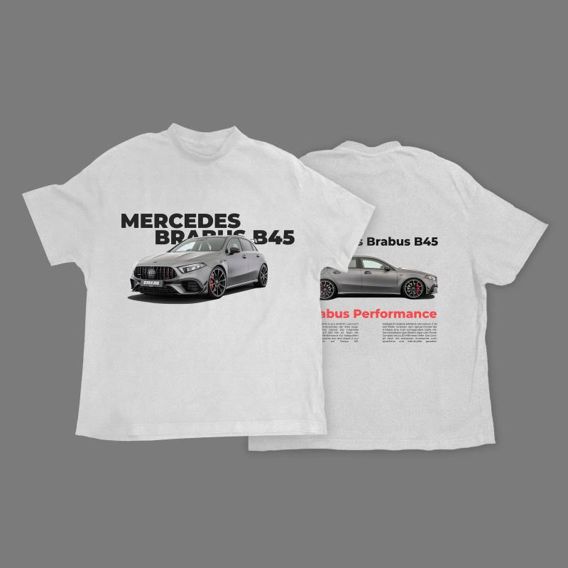 Mercedes Benz Brabus B45 Oversized Heavyweight T-Shirt von NouveauArtsShop