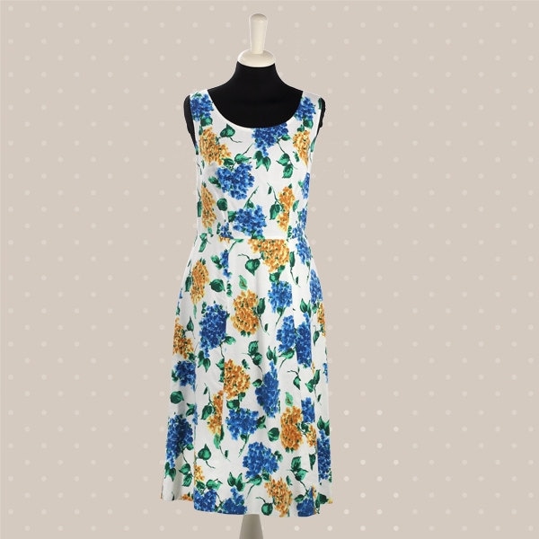 1950 Abito Vintage Con Decorazione Floreale 1950 Abito Vintage Con Decorazione Floreale von NouvelleVieAtelier