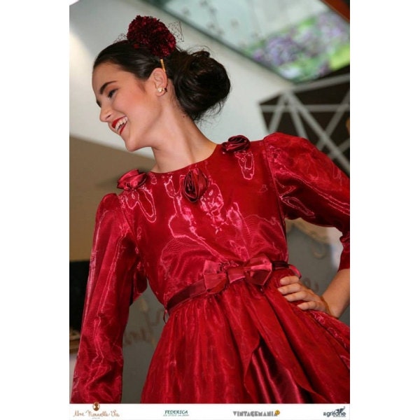 1960 Abito Vintage in Organza von NouvelleVieAtelier