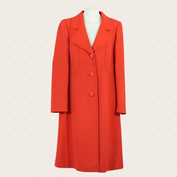 1960Er Soprabito Rosso Vintage 1960Er Soprabito Rosso Vintage von NouvelleVieAtelier