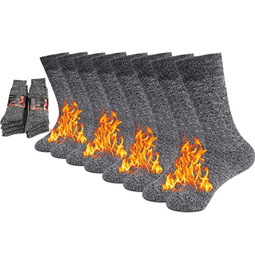 NovForth 2/4 Paar dicke Thermosocken isolierte beheizte schwere warme Socken für den Winter kaltes Wetter von NovForth