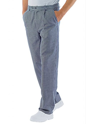 Herren Kochhose Bäckerhose Arbeitshose Küche pepita Basic Größe 56 von Isacco