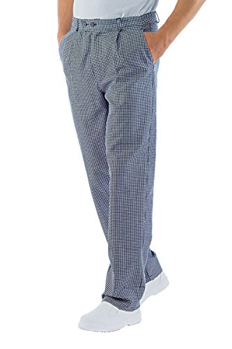 Herren Kochhose Bäckerhose Arbeitshose Küche pepita Basic Größe 64 von Novaplus