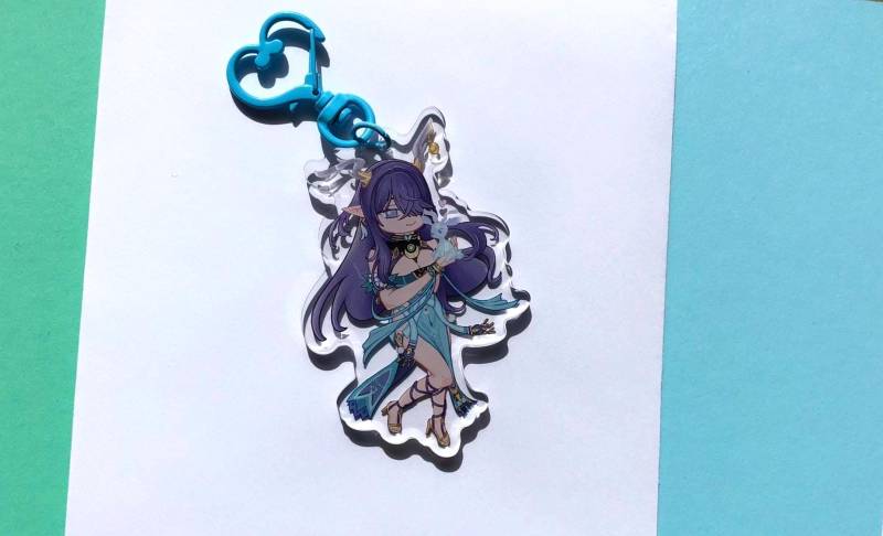Lauma Genshin Auswirkungen Schlüsselanhänger Doppelseitig Acryl Charm von Novatachi