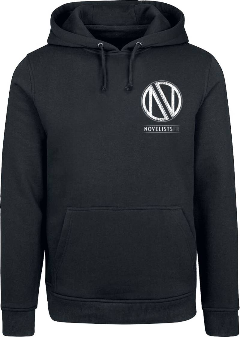Novelists Kapuzenpullover - Logo - S - für Männer - Größe S - schwarz  - EMP exklusives Merchandise! von Novelists