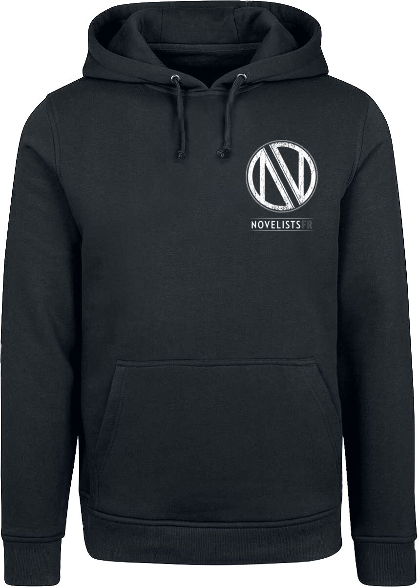 Novelists Logo Kapuzenpullover schwarz in L von Novelists