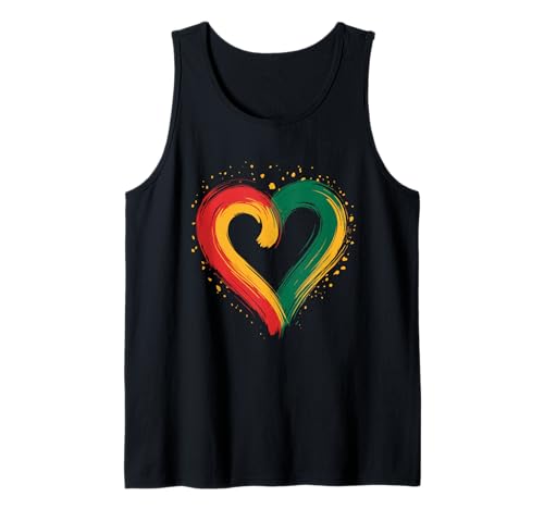 Lustiger afrikanischer Liebesspruch Herz Frau Ehemann Papa Frauen Männer Tank Top von Novelty African Pride Roots Culture Rasta Art