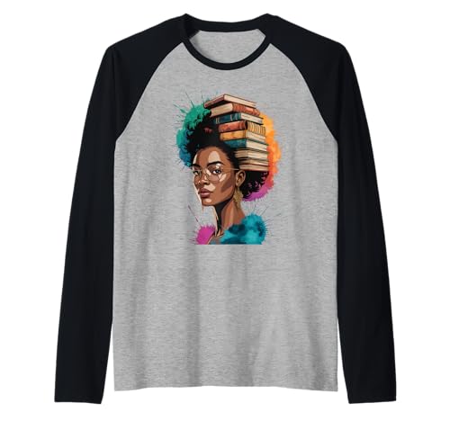 Lustige Buchkrone, Schwarze Königin, Weisheit, Macht, Afro-Kunst, Damen, Herren Raglan Lustige Buchkrone, Schwarze Königin, Weisheit, Macht, Afro-Kunst, Damen, Herren Raglan von Novelty Afro Intellectual Teacher Style Culture