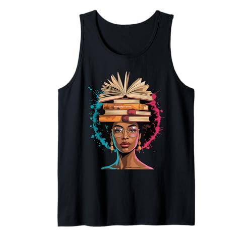 Lustige Buchkrone, Schwarze Königin, Weisheit, Macht, Afro-Kunst, Damen, Herren Tank Top Lustige Buchkrone, Schwarze Königin, Weisheit, Macht, Afro-Kunst, Damen, Herren Tank Top von Novelty Afro Intellectual Teacher Style Culture