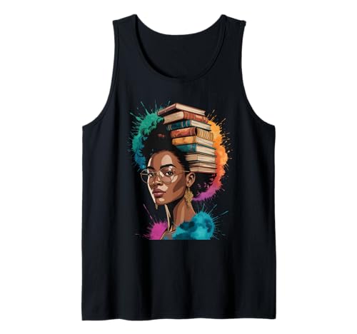 Lustige Buchkrone, Schwarze Königin, Weisheit, Macht, Afro-Kunst, Damen, Herren Tank Top Lustige Buchkrone, Schwarze Königin, Weisheit, Macht, Afro-Kunst, Damen, Herren Tank Top von Novelty Afro Intellectual Teacher Style Culture