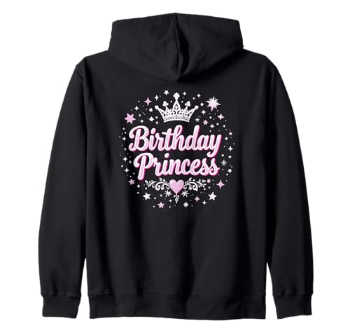 Niedliches Geburtstagskind Prinzessin Königin Frauen Mama Mutter Schwester Kapuzenjacke von Novelty Birthday Designs