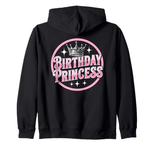 Niedliches Geburtstagskind Prinzessin Königin Frauen Mama Mutter Schwester Kapuzenjacke von Novelty Birthday Designs