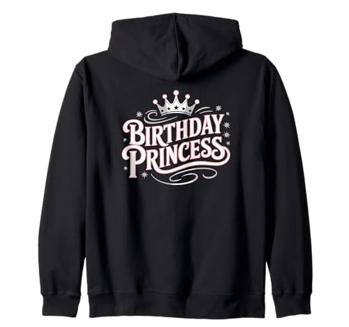 Niedliches Geburtstagskind Prinzessin Königin Frauen Mama Mutter Schwester Kapuzenjacke von Novelty Birthday Designs