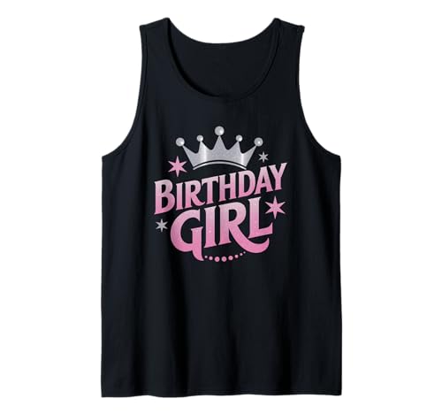 Niedliches Geburtstagskind Prinzessin Königin Frauen Mama Mutter Schwester Tank Top von Novelty Birthday Designs