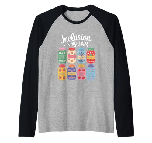 Inklusion ist mein Ding Inspirierende Empathie Respekt Männer Frauen Raglan Inklusion ist mein Ding Inspirierende Empathie Respekt Männer Frauen Raglan von Novelty Inclusion Is My Jam Teacher Educate Love