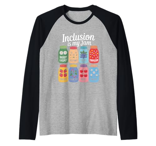 Inklusion ist mein Ding Inspirierende Empathie Respekt Männer Frauen Raglan Inklusion ist mein Ding Inspirierende Empathie Respekt Männer Frauen Raglan von Novelty Inclusion Is My Jam Teacher Educate Love
