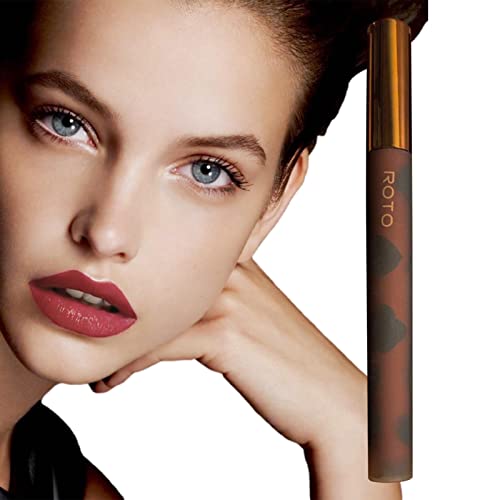 Lippenstift für Frauen | Permanente Lippenfarbe,Lange Verschleiß Lippenstift Samtmatte, leichte Struktur, wasserdicht für den täglichen Gebrauch, Datierung, Party Novent von Novent