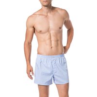 Novila Herren Boxershorts blau Baumwolle unifarben von Novila