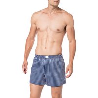 Novila Herren Boxershorts blau Baumwolle unifarben von Novila