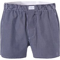 Novila Herren Boxershorts blau Baumwolle Gemustert von Novila