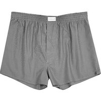 Novila Herren Boxershorts grau Baumwolle unifarben von Novila