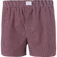 Novila Herren Boxershorts rot Baumwolle Gemustert von Novila