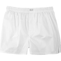 Novila Herren Boxershorts weiß Baumwolle unifarben von Novila