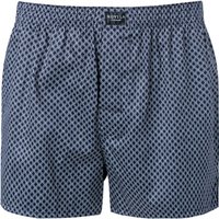 Novila Herren Boxershorts blau Baumwolle gemustert von Novila