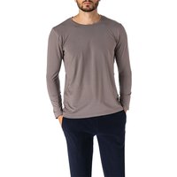 Novila Herren Longsleeve beige Modal unifarben von Novila