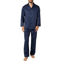 Novila Herren Pyjama blau Baumwolle gestreift Novila Herren Pyjama blau Baumwolle gestreift von Novila