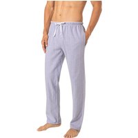 Novila Herren Pyjamahose blau Flanell gemustert von Novila