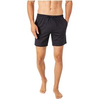 Novila Herren Pyjamahose blau Jersey-Baumwolle unifarben von Novila