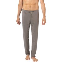 Novila Herren Pyjamahose Grau Modal unifarben von Novila