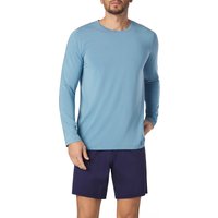 Novila Herren Longsleeve schwarz Modal unifarben von Novila