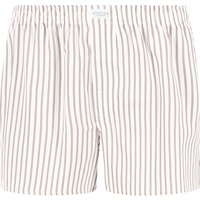 Novila Herren Boxershorts beige Baumwolle gestreift von Novila
