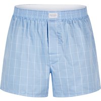 Novila Herren Unterwäsche blau Baumwolle gemustert von Novila