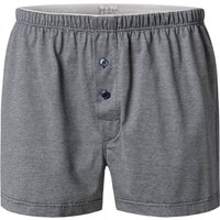 Novila Herren Boxershorts blau Reine Baumwolle unifarben von Novila